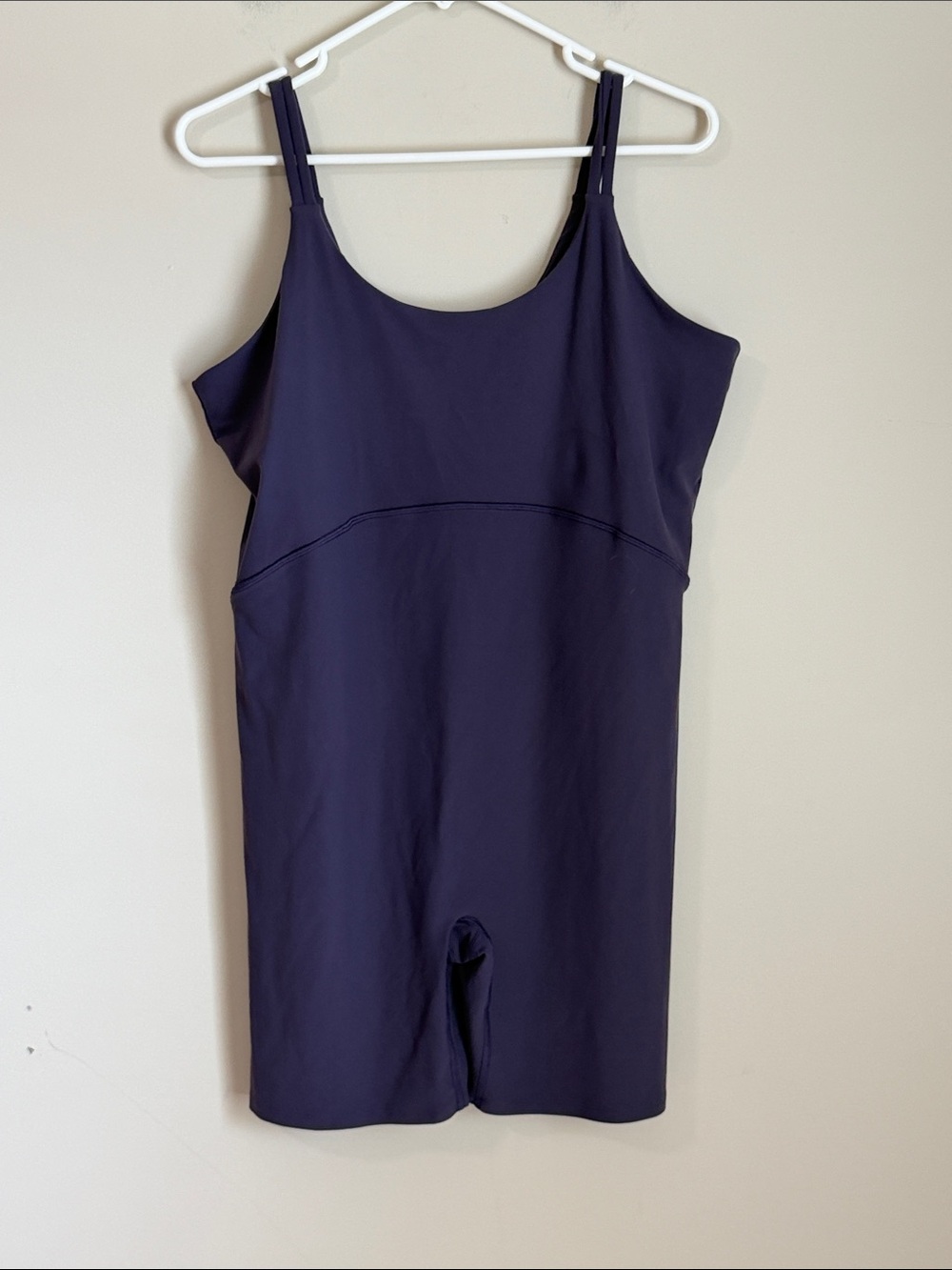 Spanx Women's Smooth Onform Cami Bodysuit Purple 1X‎ Shapewear Athletic Romper